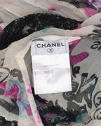 Graffiti Silk Top