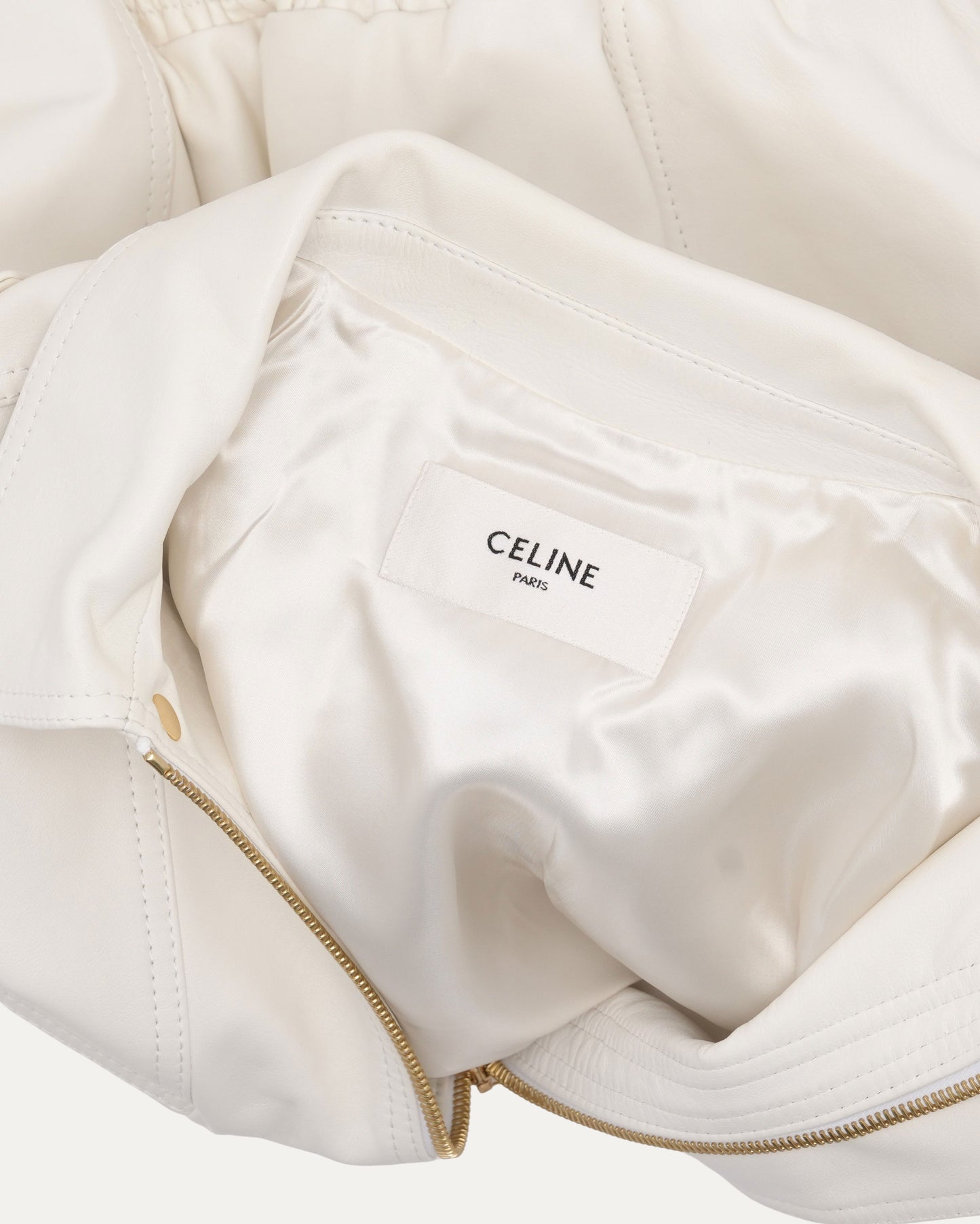 Leather Bomber Jacket