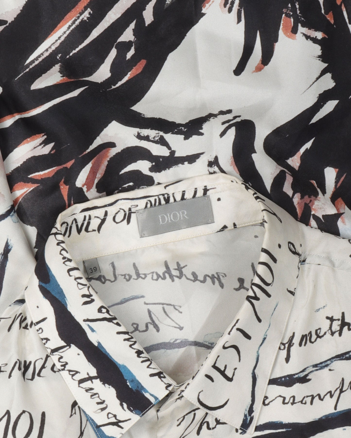 Raymond Pettibon Mona Lisa Silk Shirt