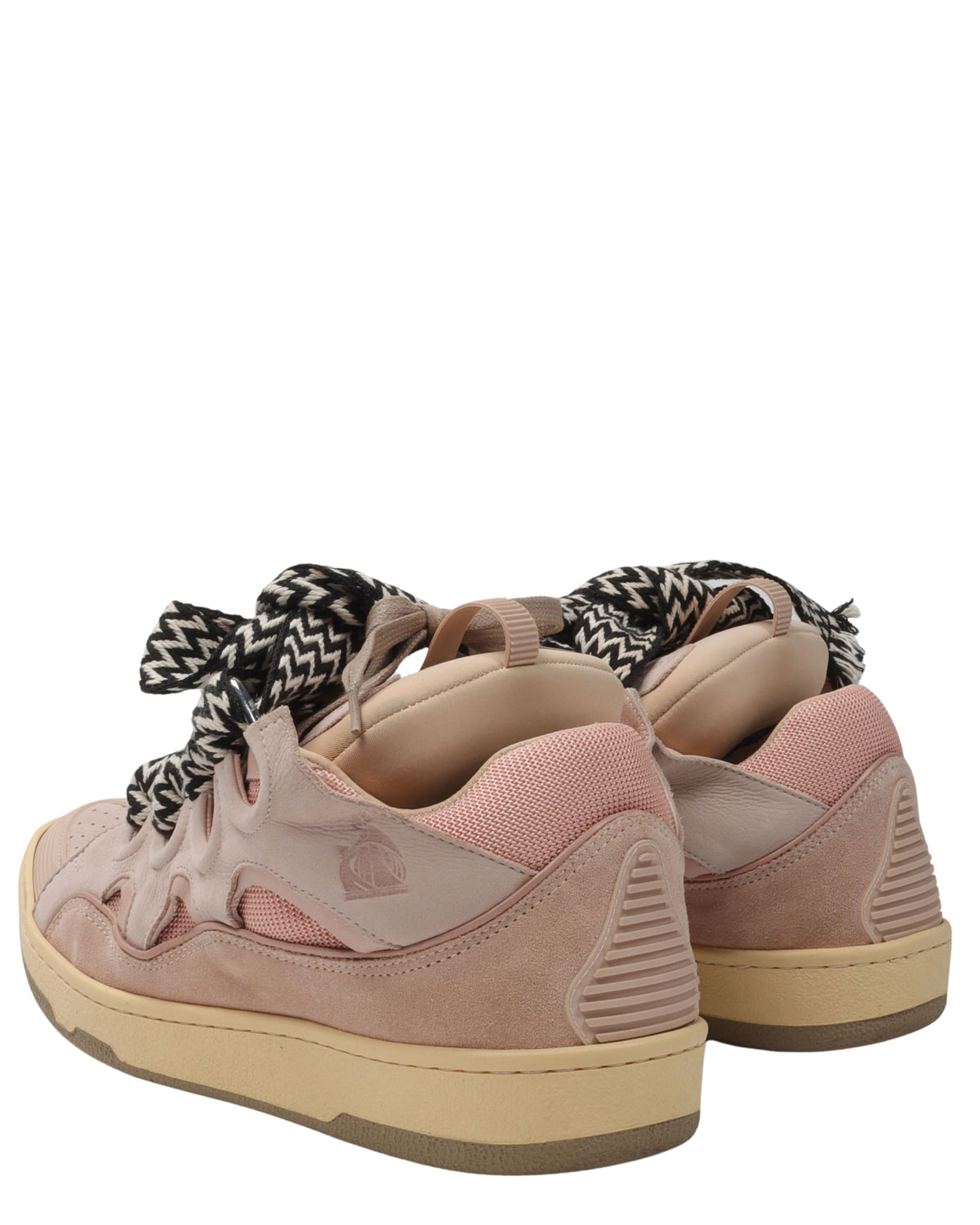 Leather Curb Sneakers