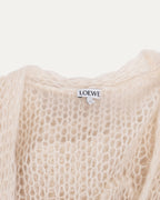Mohair Blend Anagram Cardigan