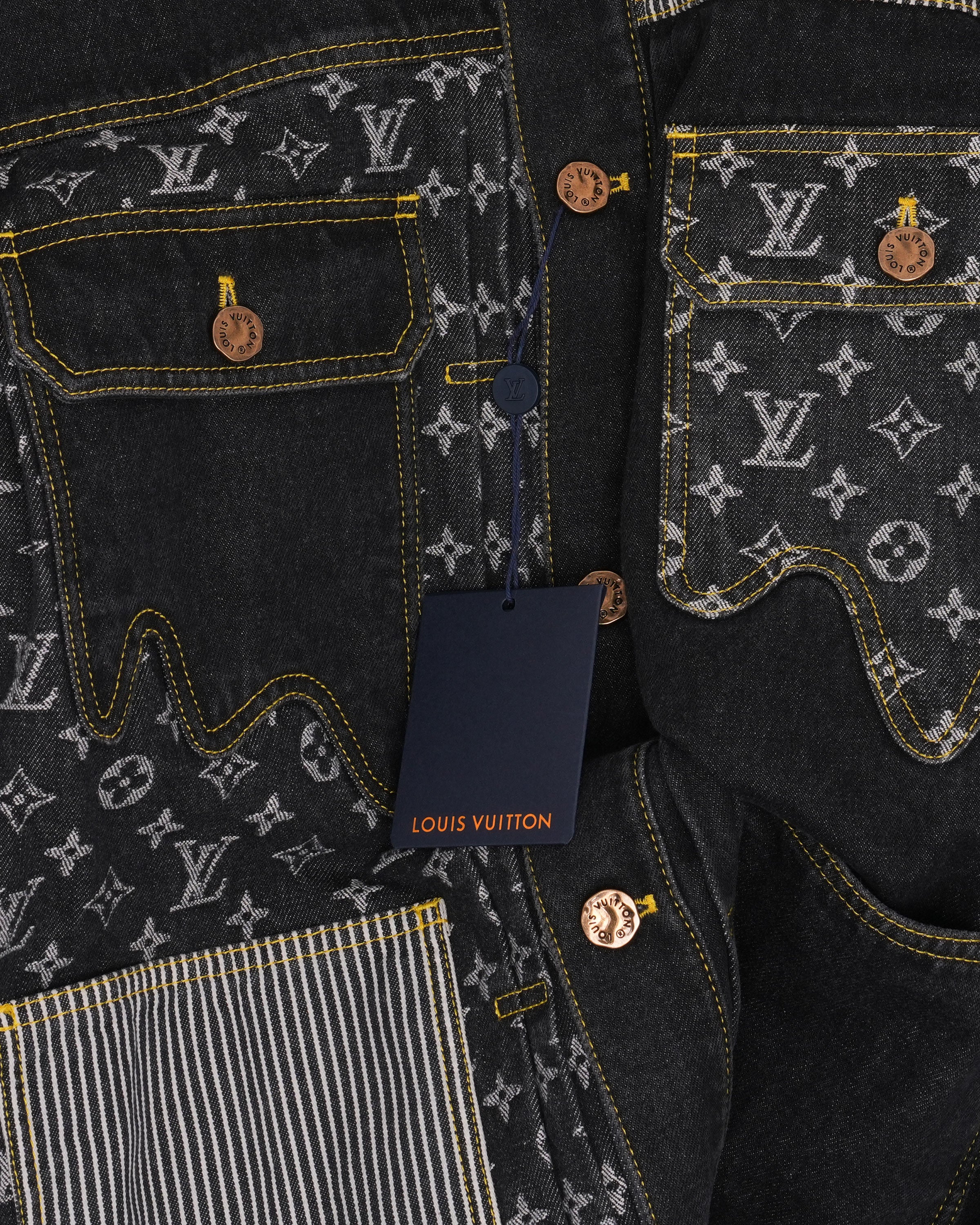 Louis Vuitton Nigo Monogram Crazy Denim Workwear Jacket – Justin Reed