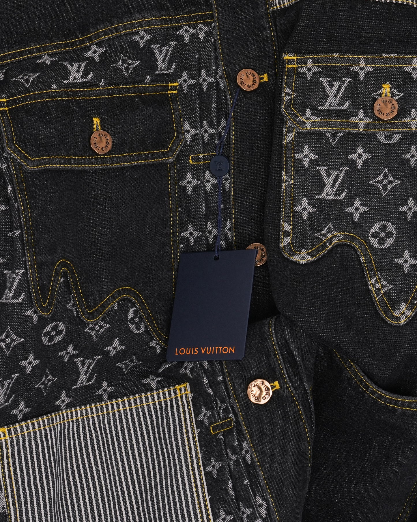 Nigo Monogram Crazy Denim Workwear Jacket
