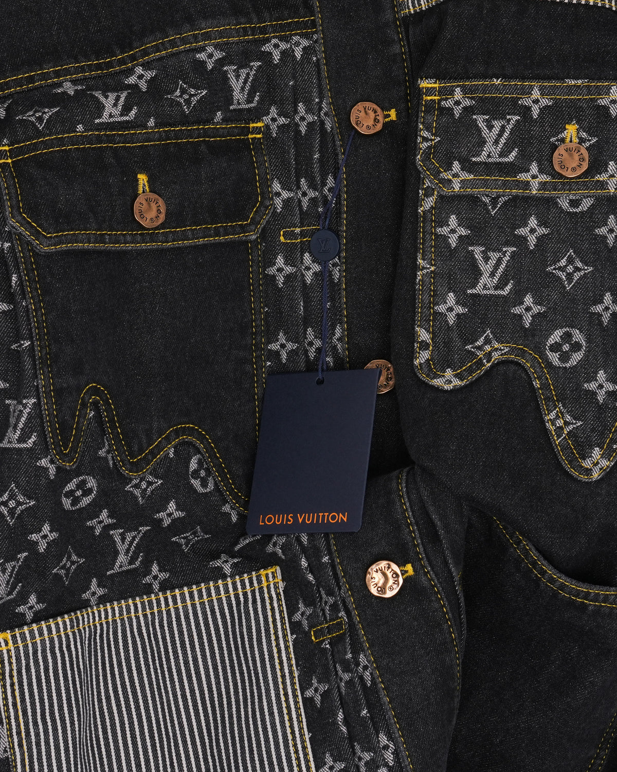 Nigo Monogram Crazy Denim Workwear Jacket