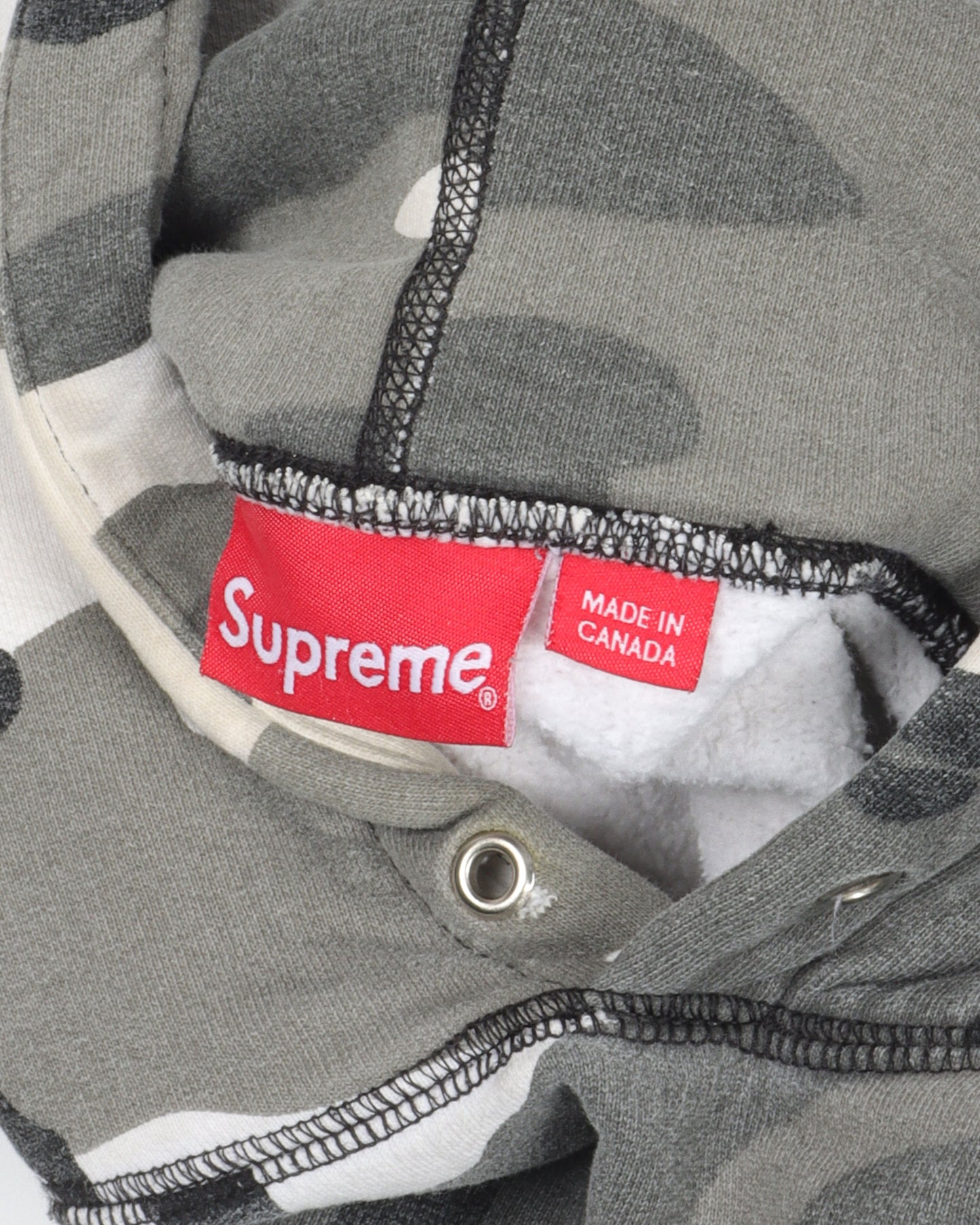 Snow Camo Box Logo Hoodie