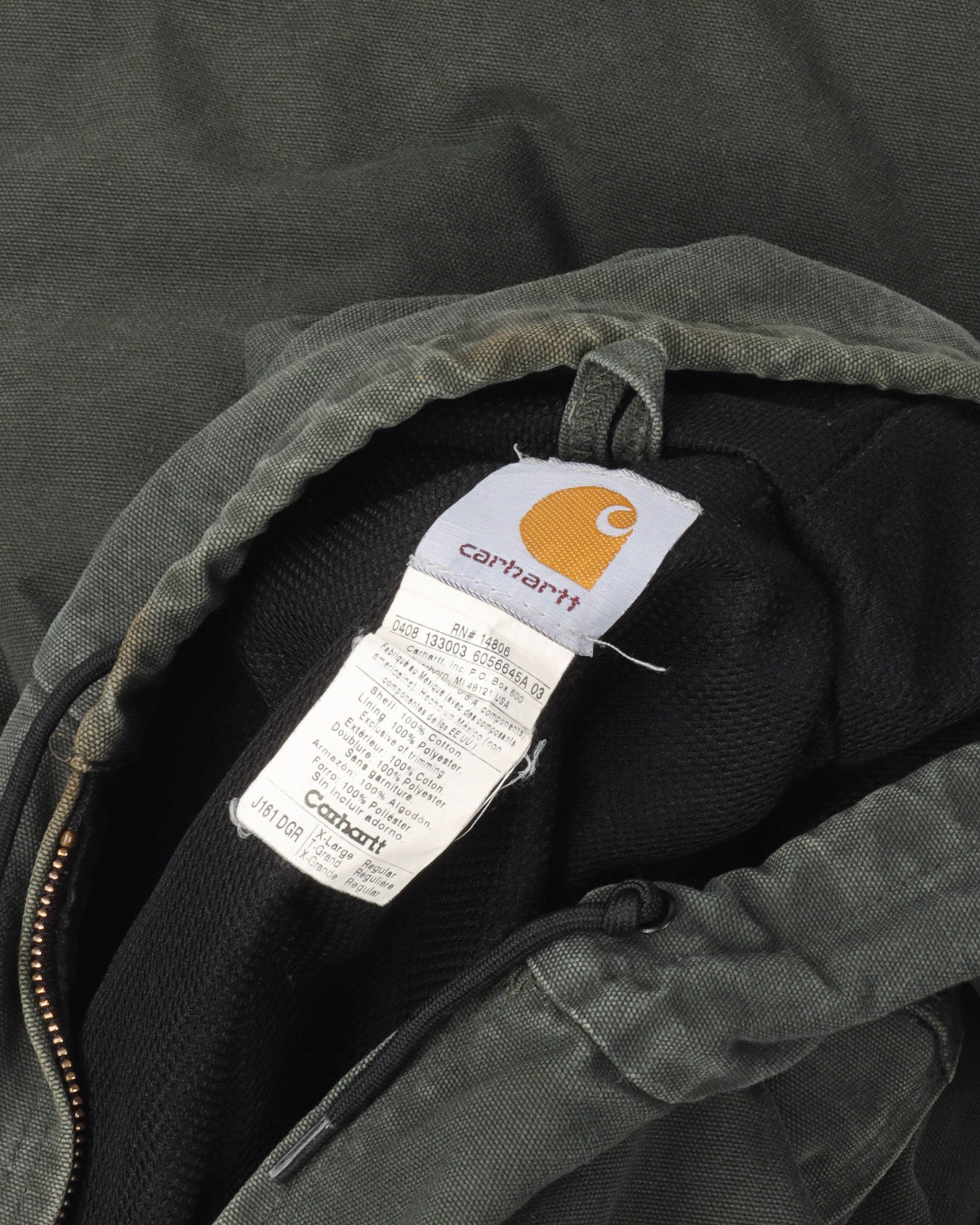 Carhartt J161 Hooded Work Jacket