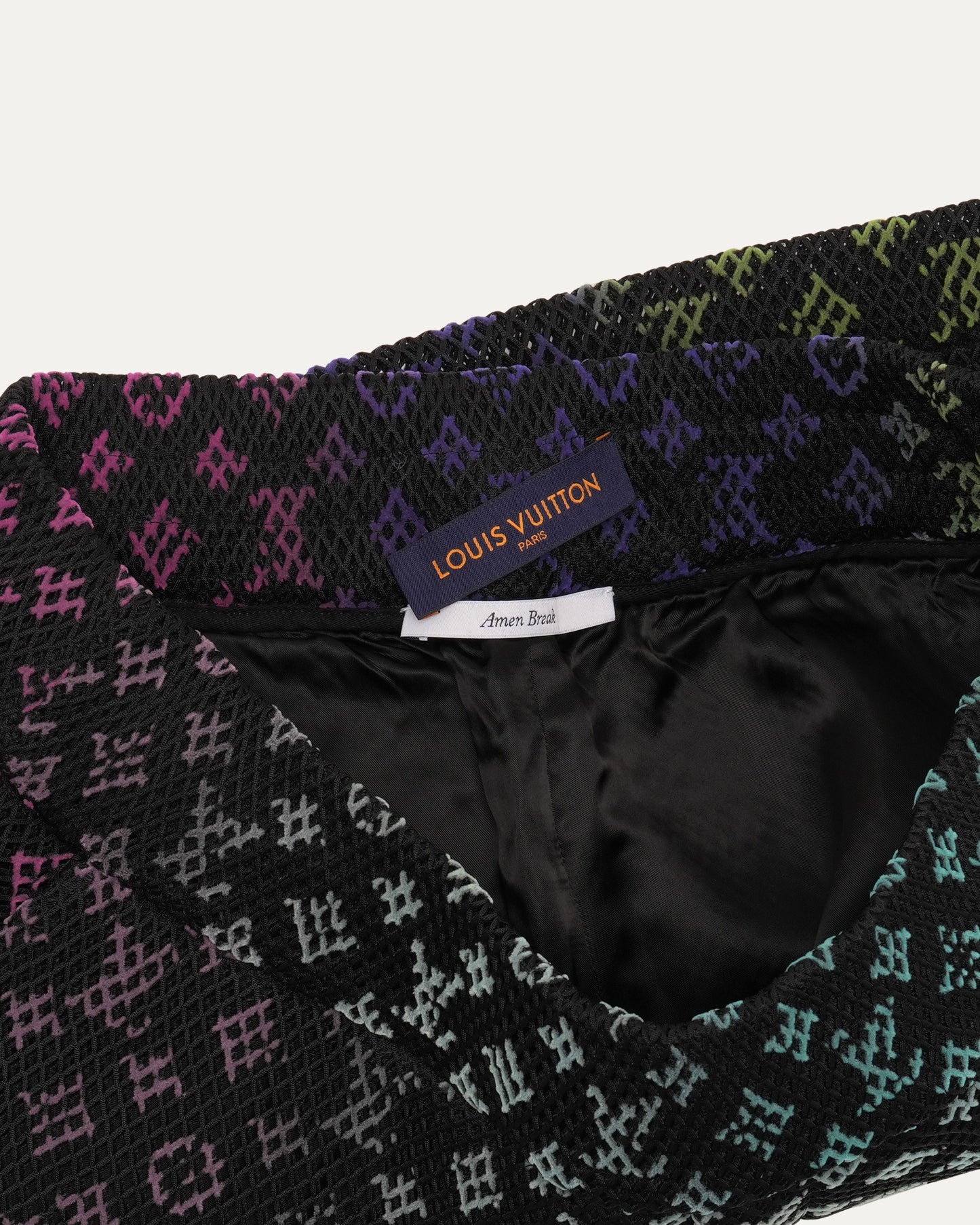 Gradient Monogram Mesh Shorts