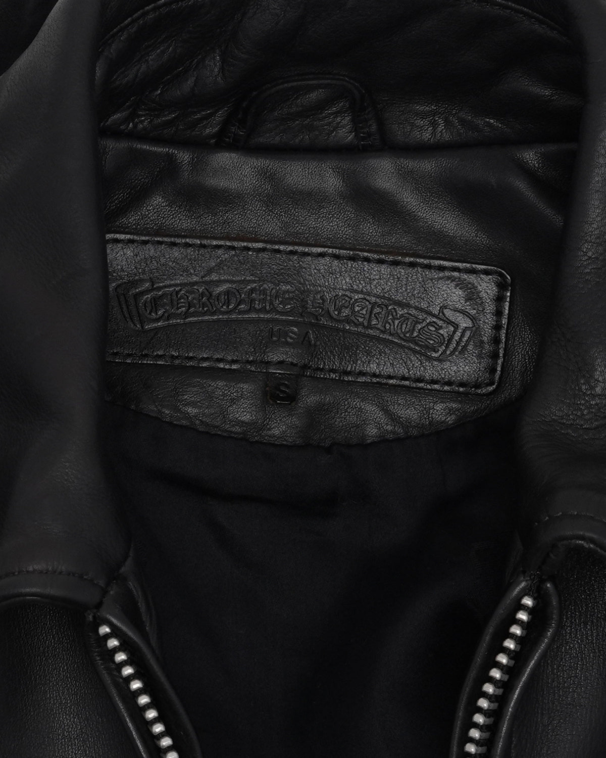 Fleur Yoke Leather Jacket