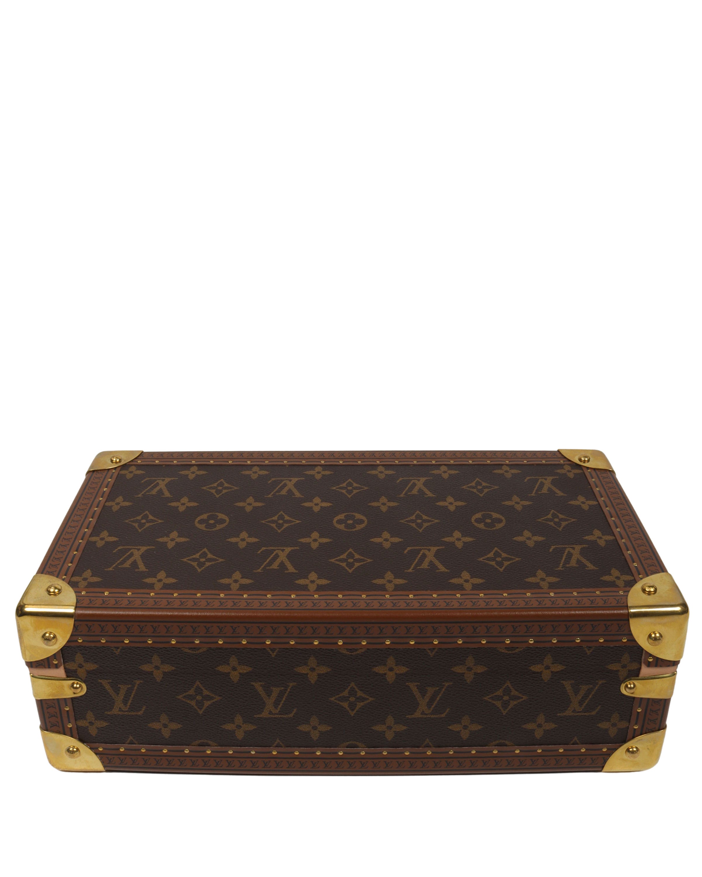 Louis Vuitton Red NEW Monogram Canvas 8 Watch Case with Keys