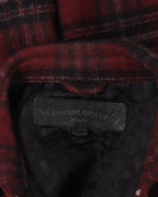 Cross Patch Padded Wool Flannel Shirt