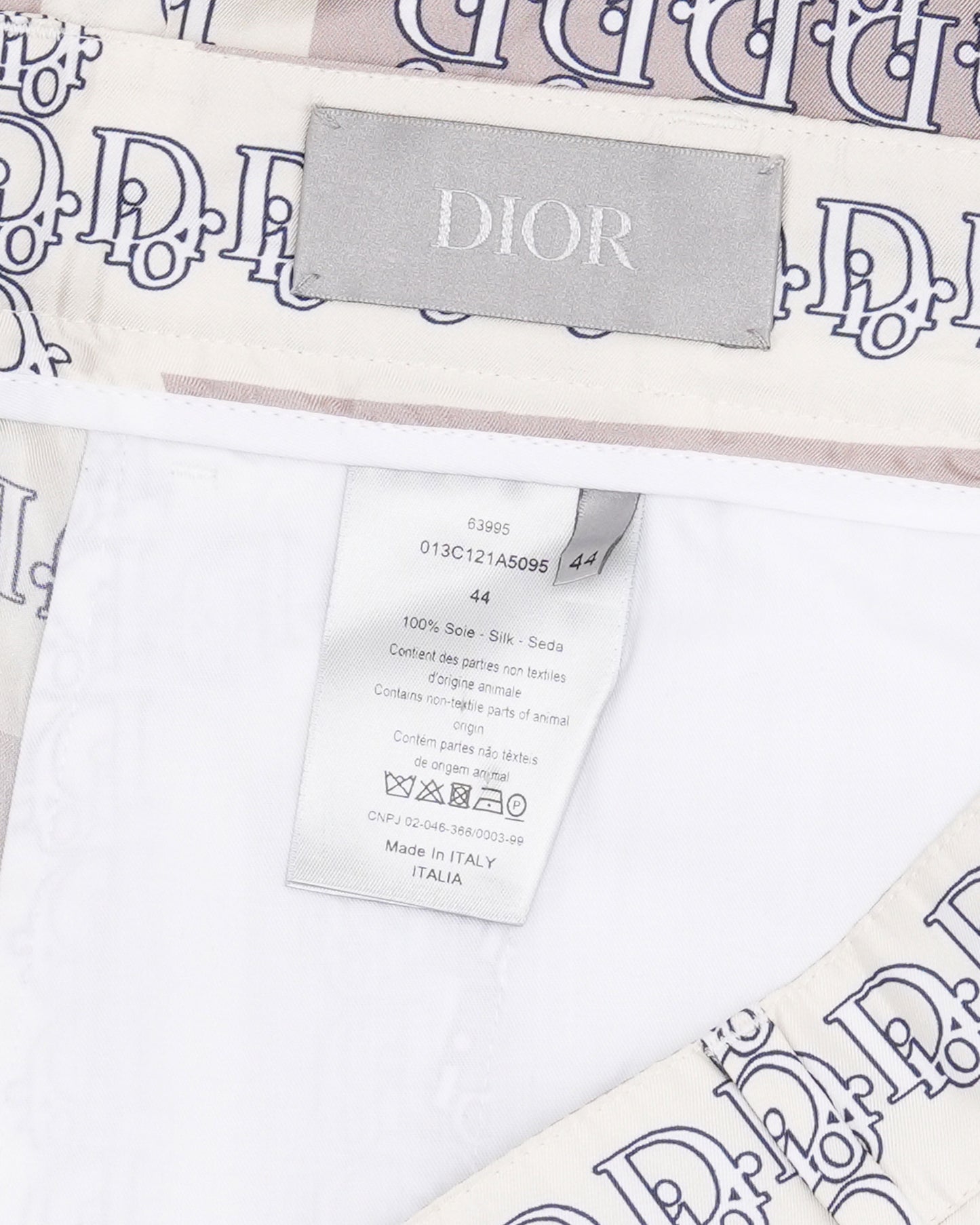 Dior Oblique Silk Shorts