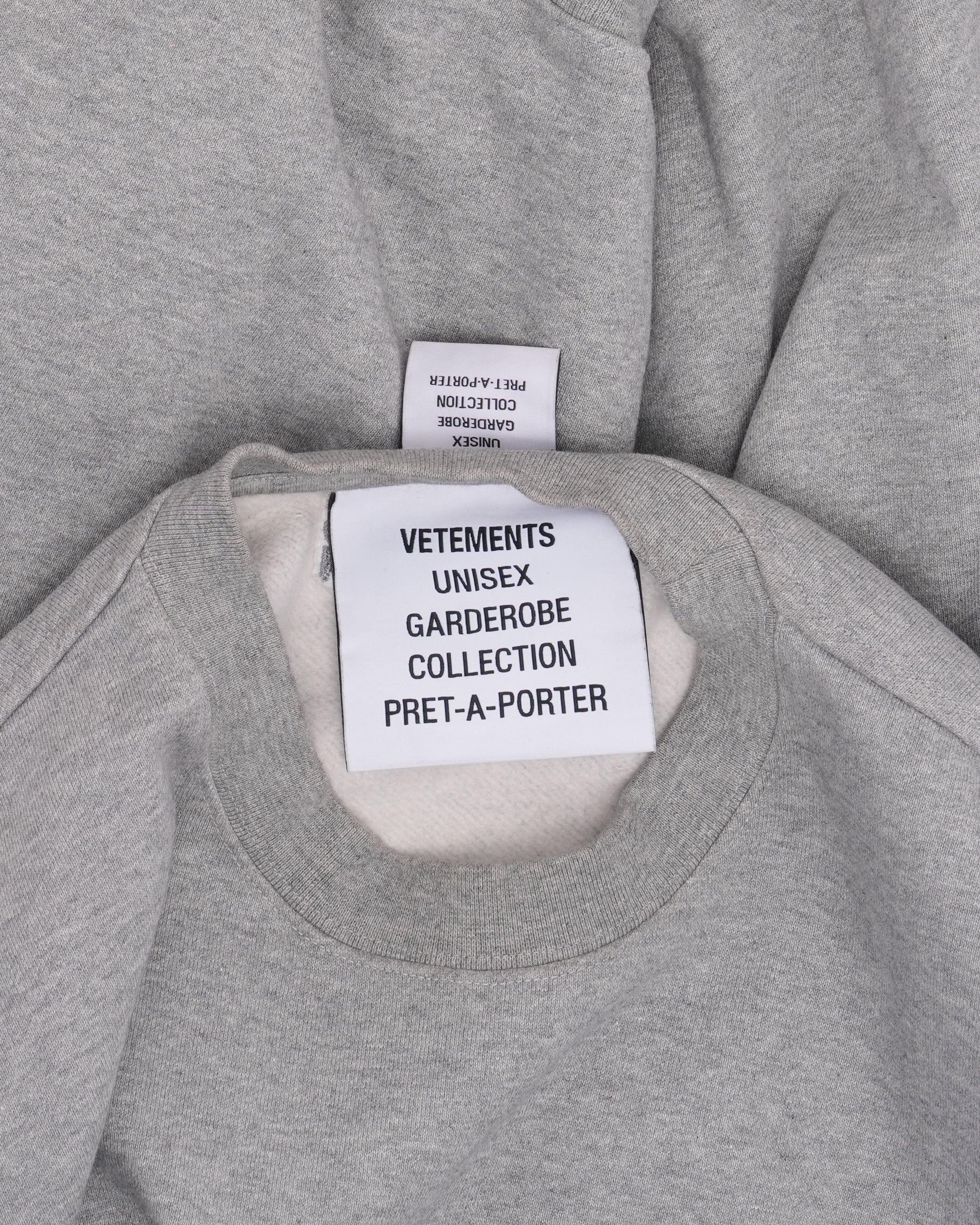 Vetements Oversized Crewneck Sweatshirt – Justin Reed