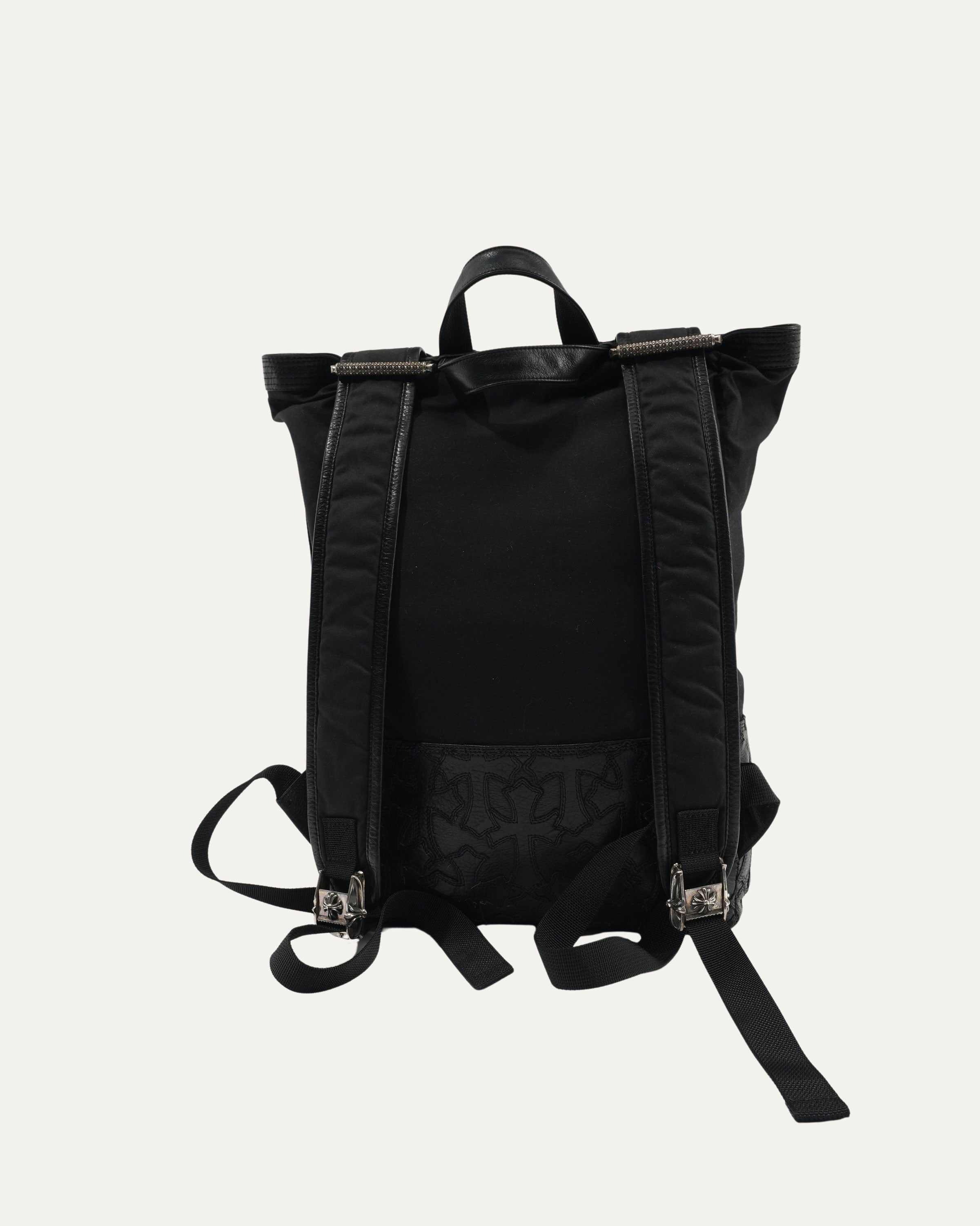 Cross Patch & Waxed Canvas Backpack