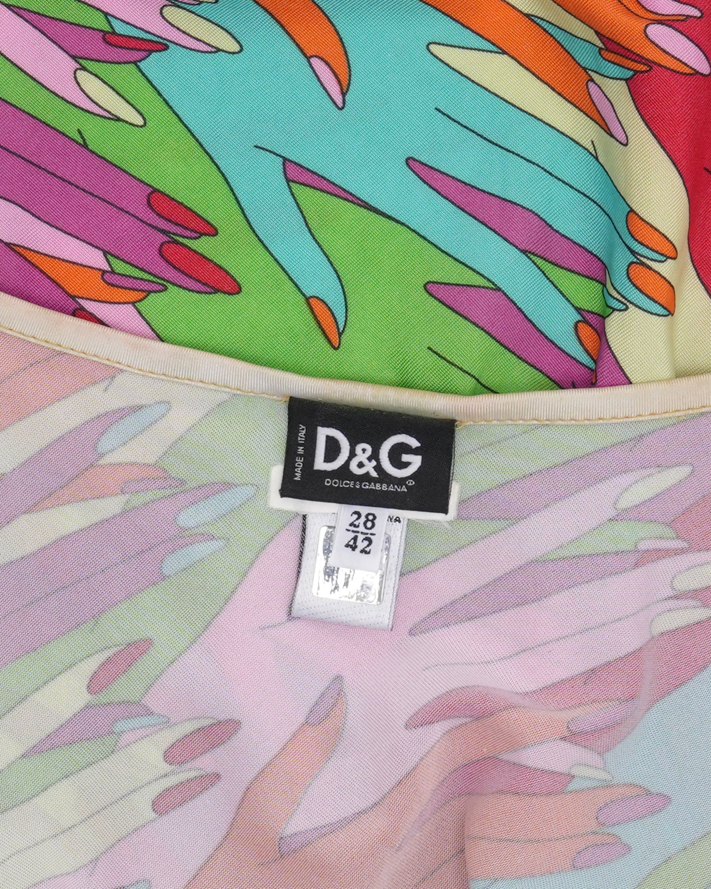 2005 Multicolored Handprint O Ring Top