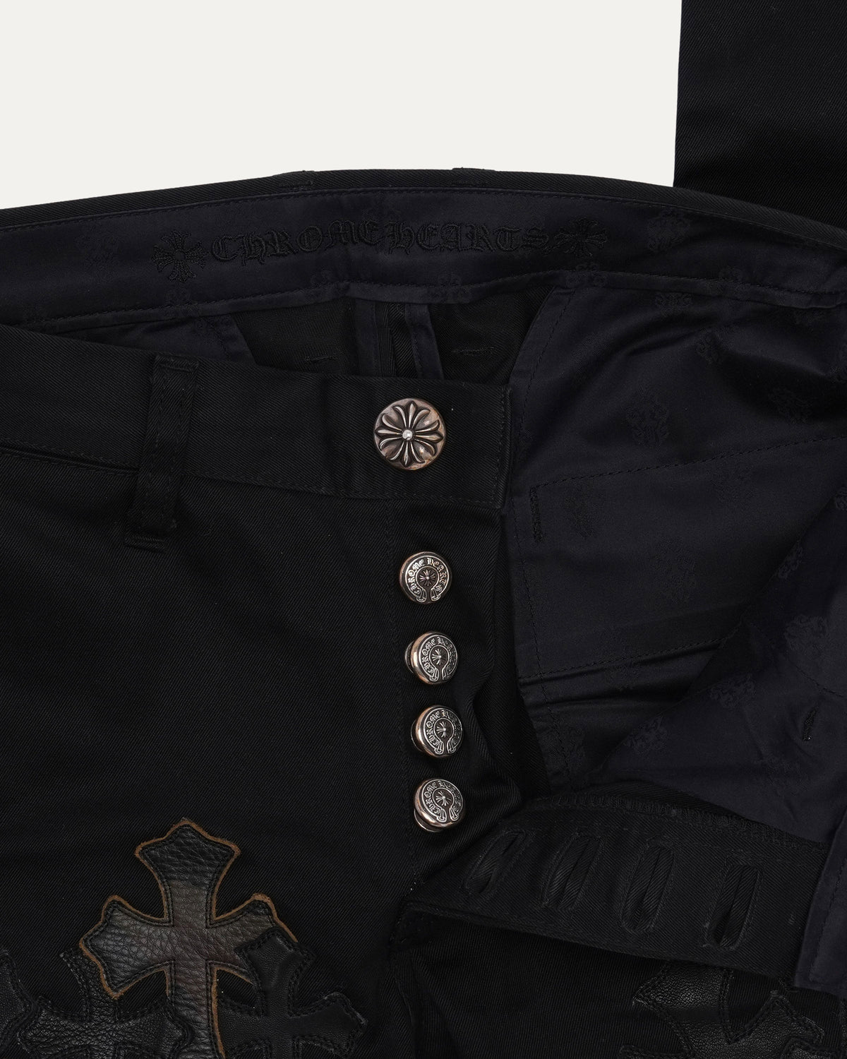 Cross Patch Chino Pants