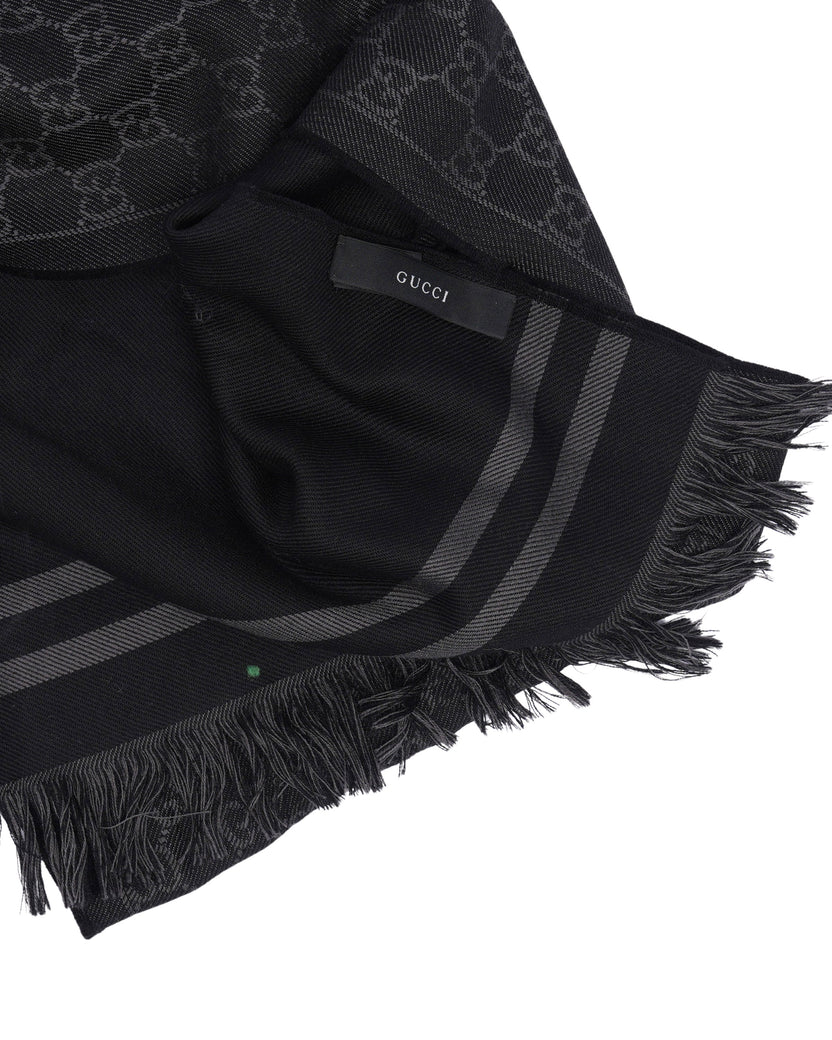 Jacquard Wool Scarf