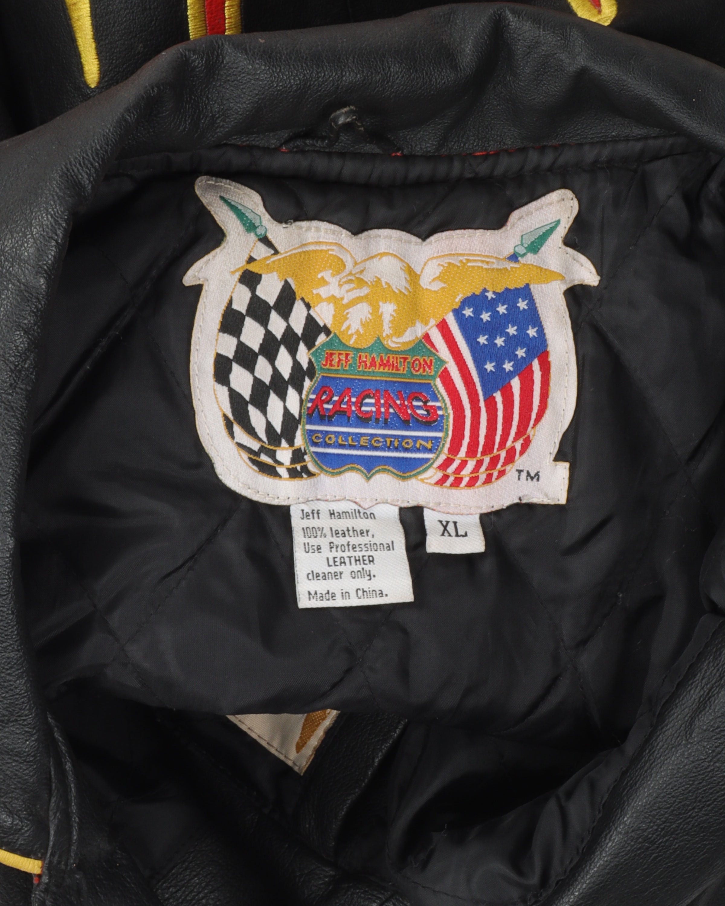 Jeff Hamilton Flames Leather Jacket