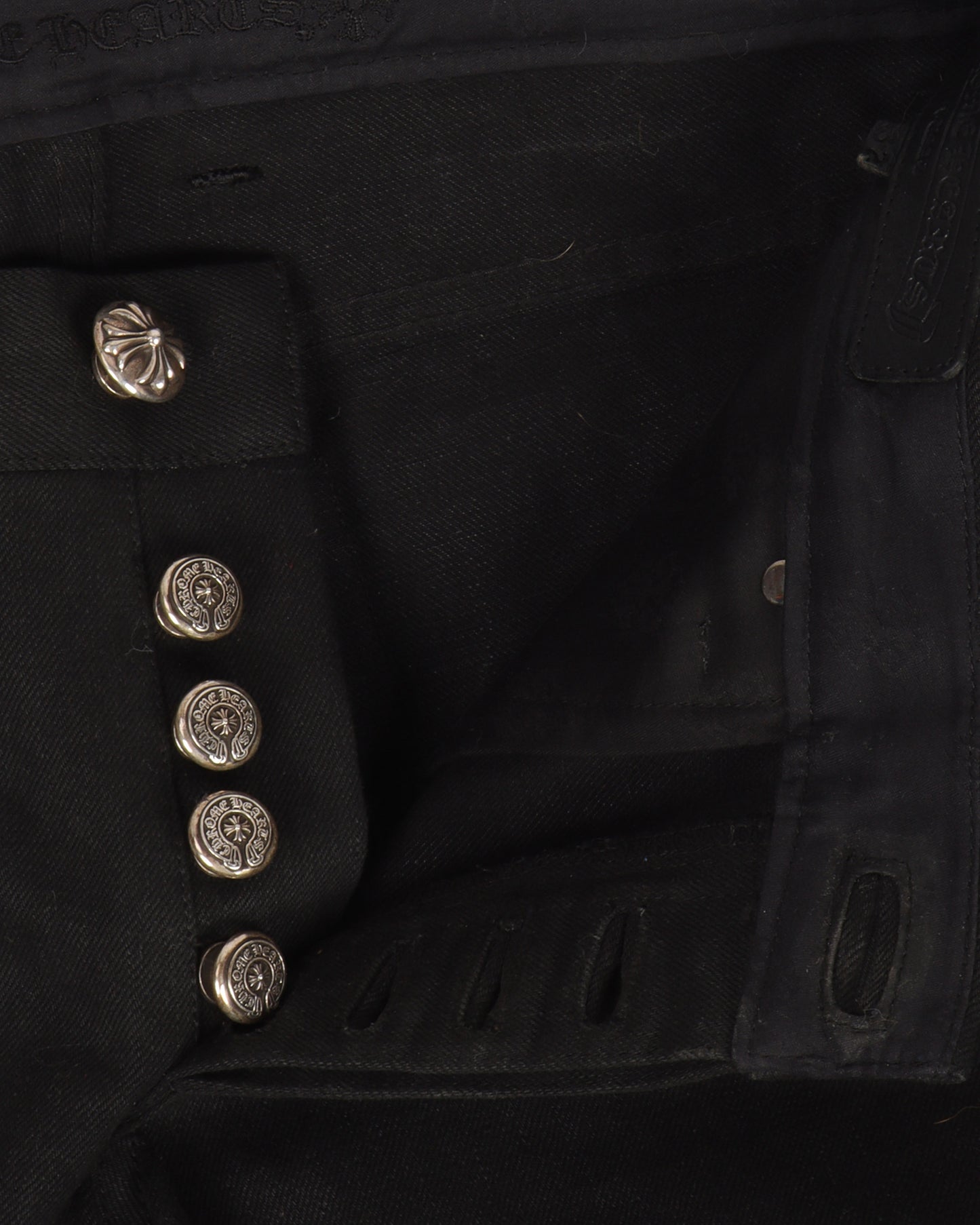 Cross Patch Flared Jeans