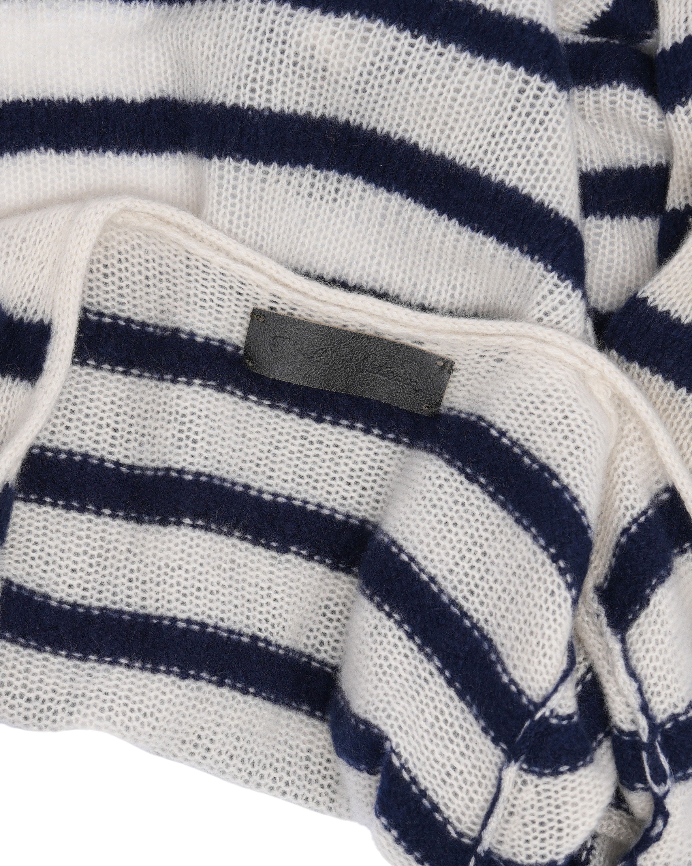 Striped Cashmere Cardigan