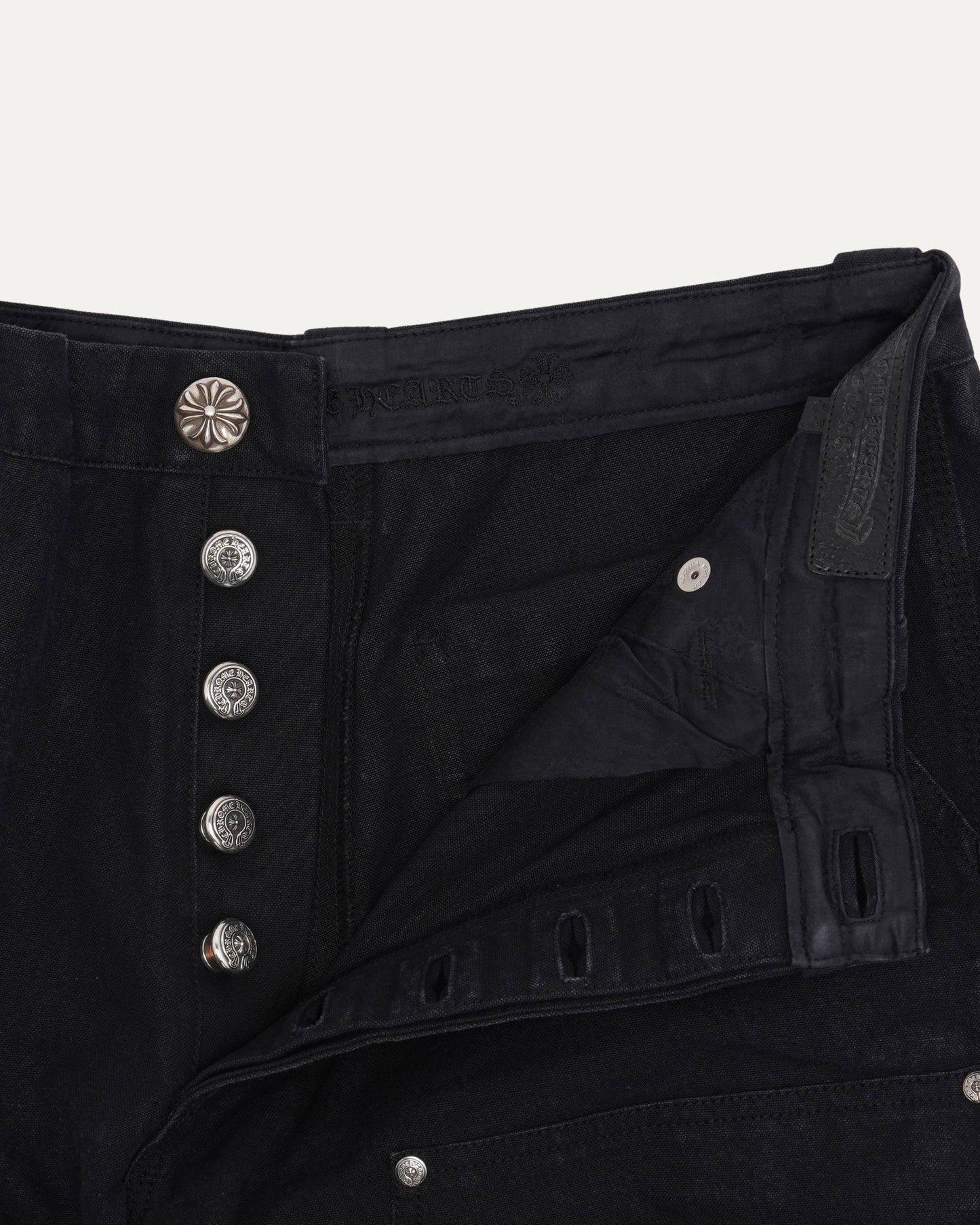 Cross Patch Double Knee Shorts