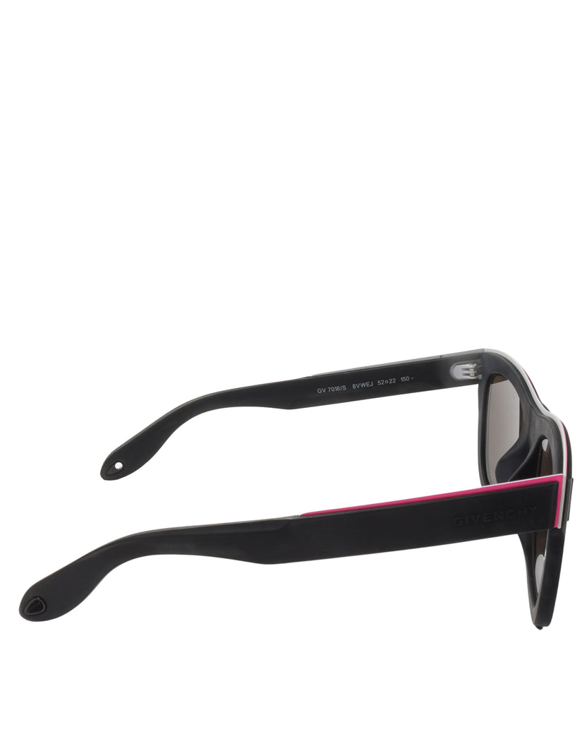 Pink Trim Sunglasses