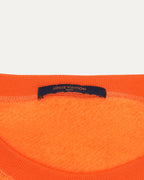 Flocked Monogram Crewneck Sweatshirt
