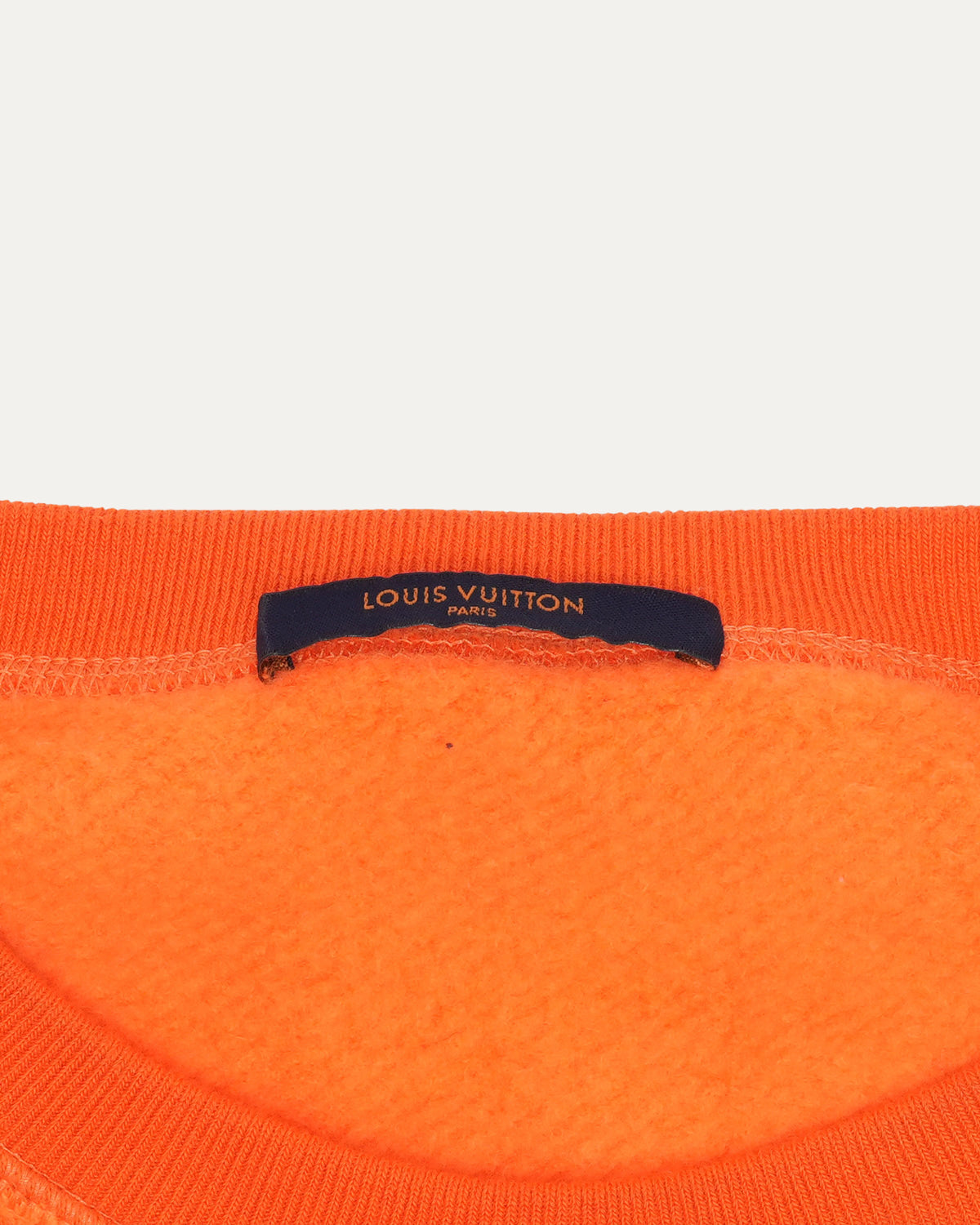 Flocked Monogram Crewneck Sweatshirt