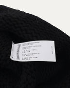 Cashmere Cross Patch Embellished Beanie