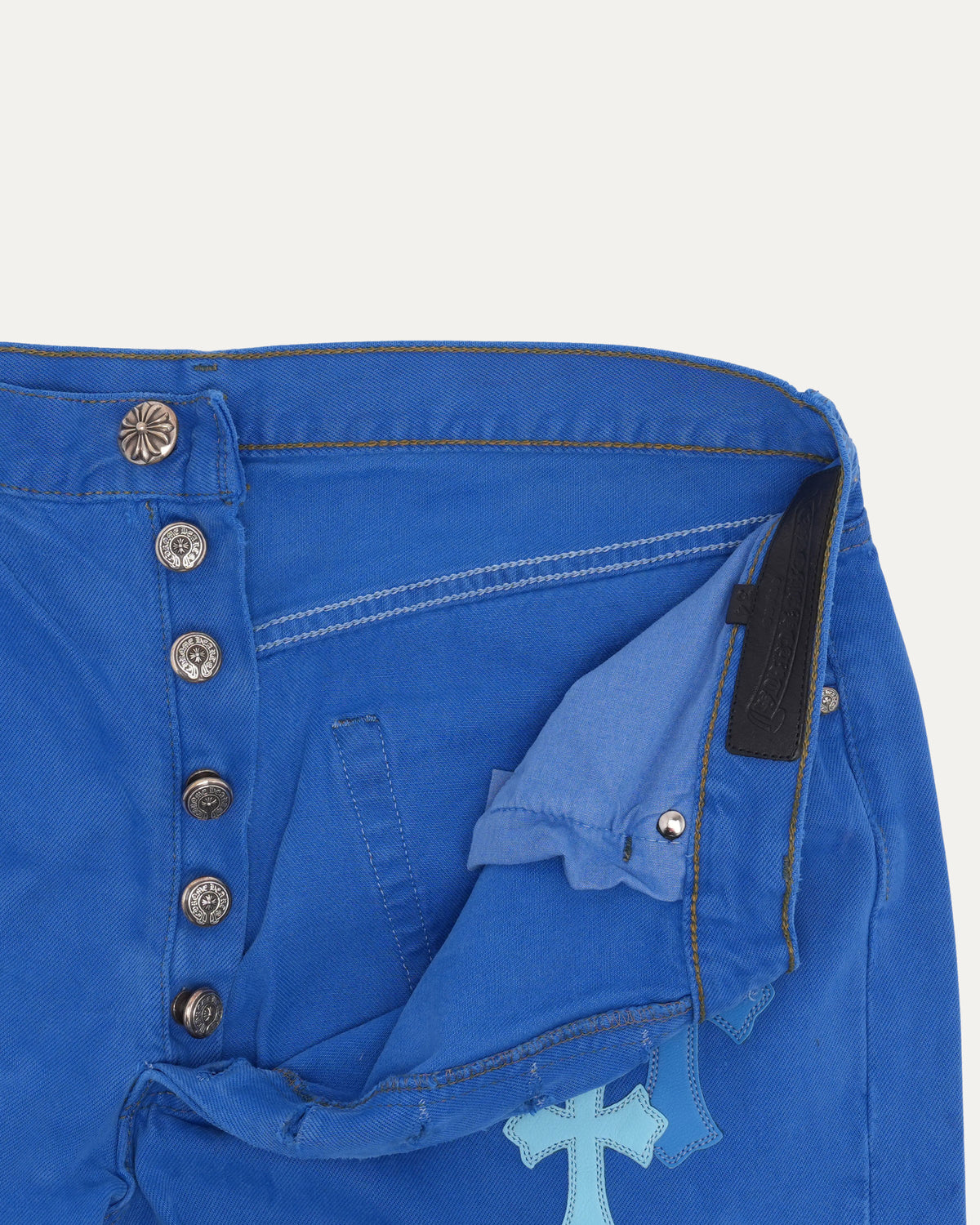 London Exclusive Levis 501 Cross Patch Jeans