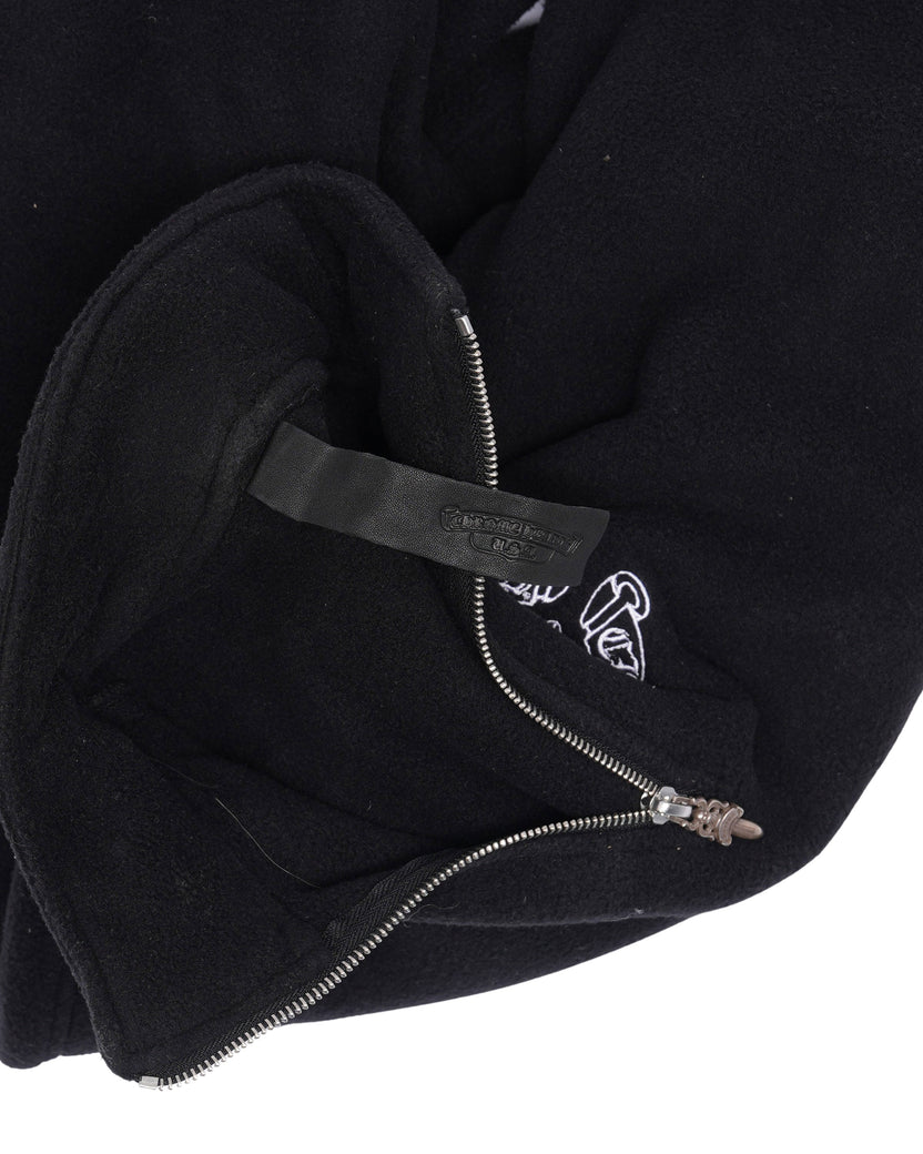 Cropped Horseshoe Fleece Quarter Zip