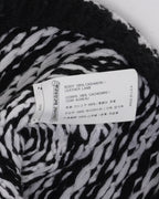 Cemetery Cross Patch Houndstooth Beanie