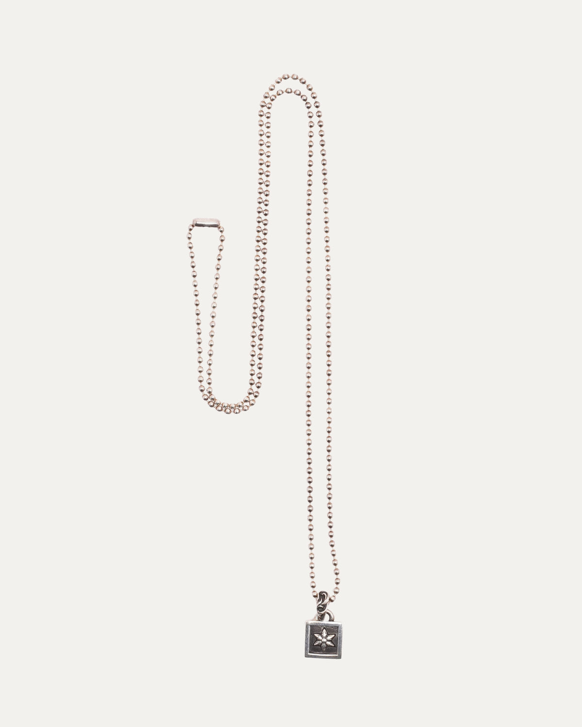 Framed Star Pendant on Ball Chain