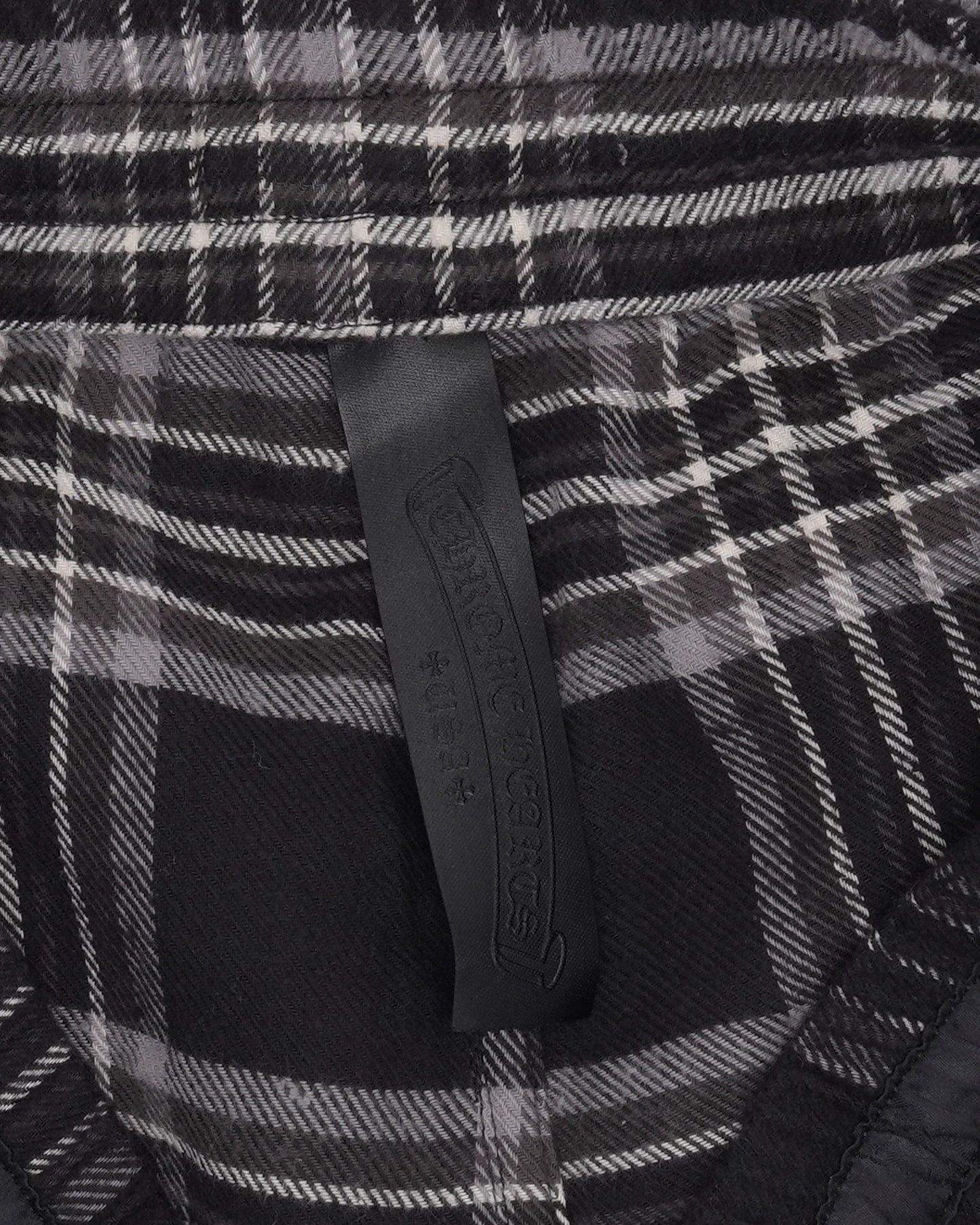 After School Cross Patch Flannel Shorts