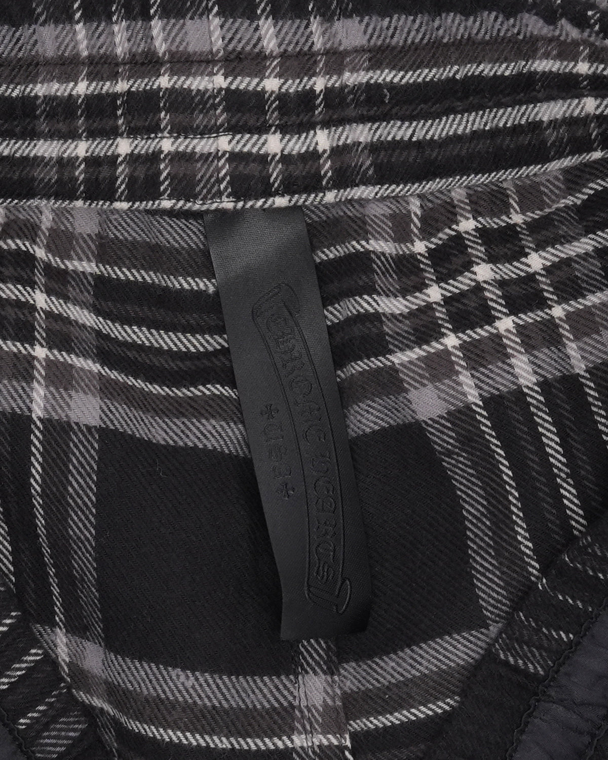After School Cross Patch Flannel Shorts
