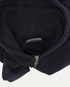 Cross Patch Zip Up Hoodie