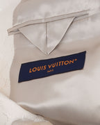 Monogram Double Breasted Silk Blend Suit