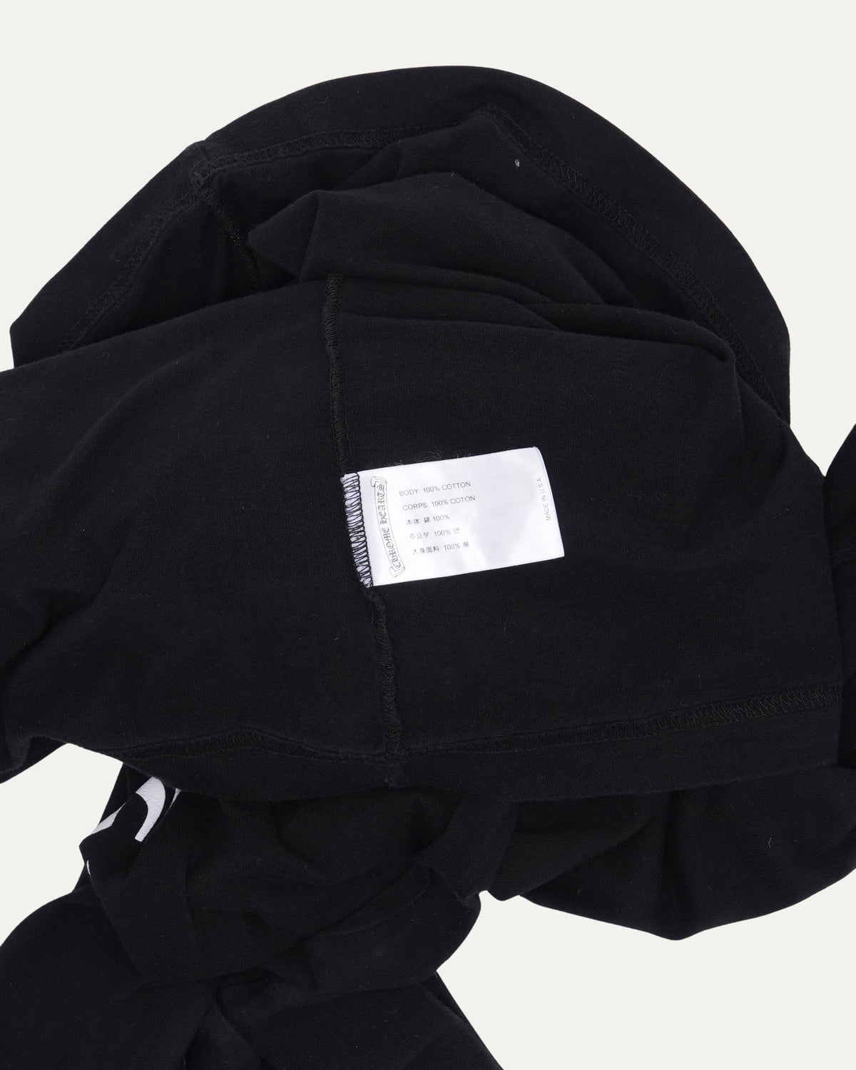 Neck Logo Long Sleeve Pocket T-Shirt