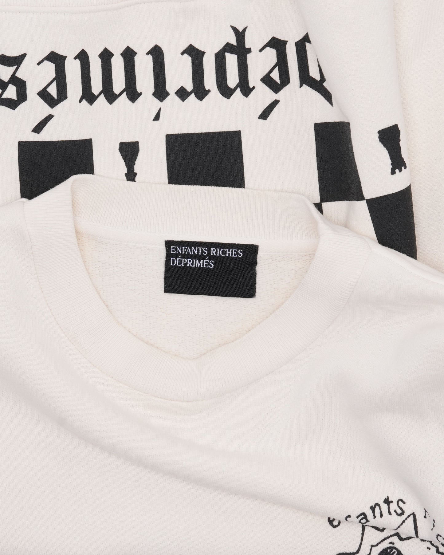 Mr. Porter Exclusive Chess Board Crewneck Sweatshirt