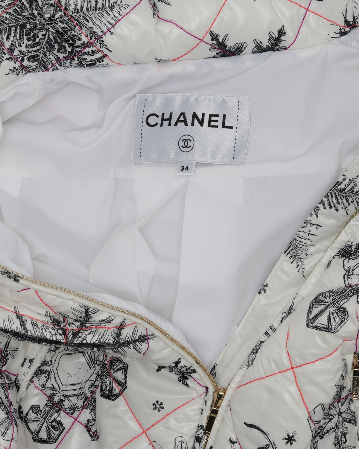 Cropped Nylon Ski Jacket