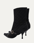 Monogram Buckle Boots