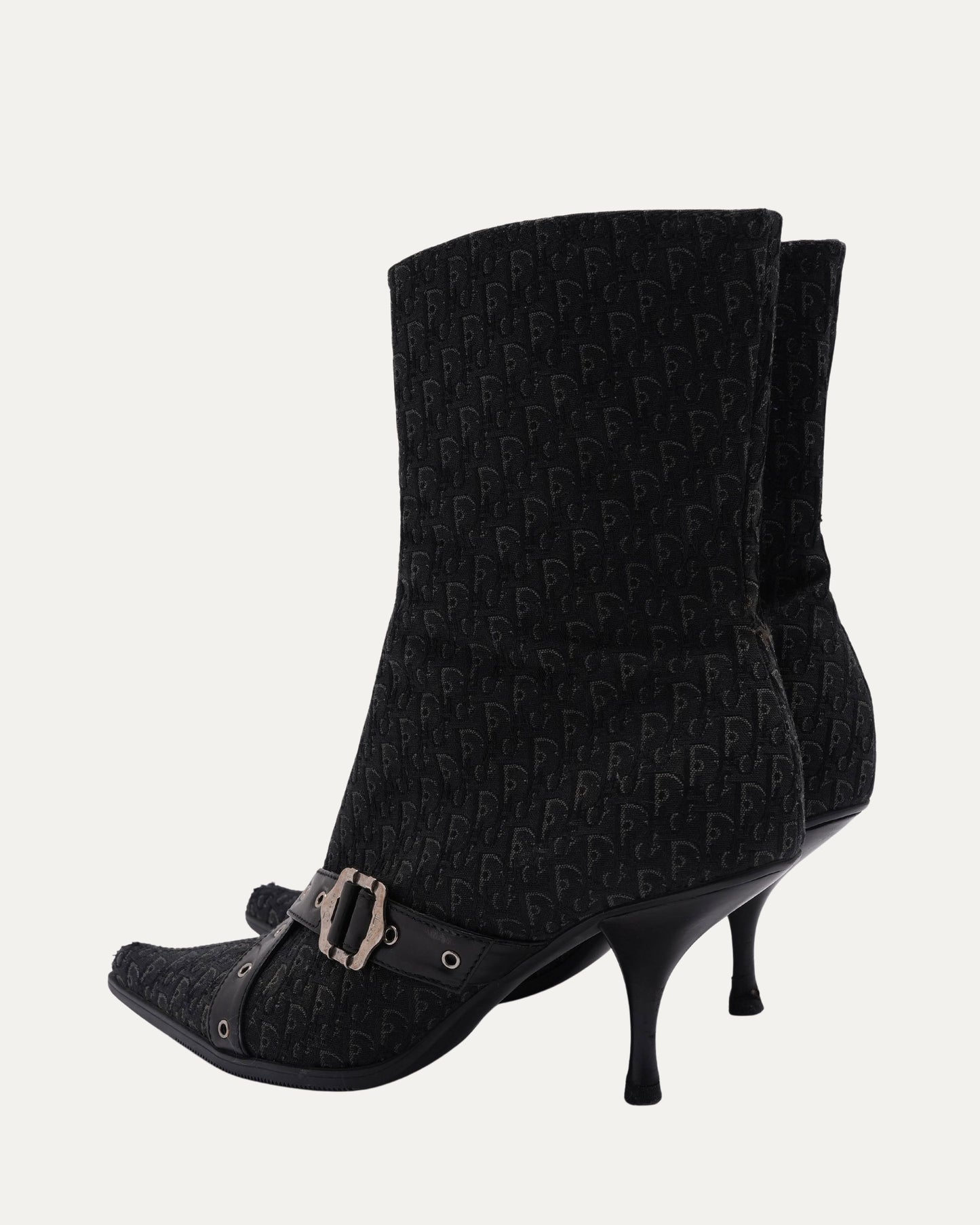 Monogram Buckle Boots