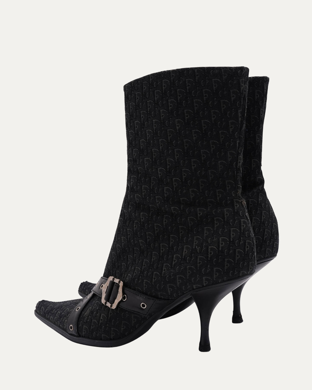 Monogram Buckle Boots