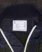 Multi Textured Bomber Jacket