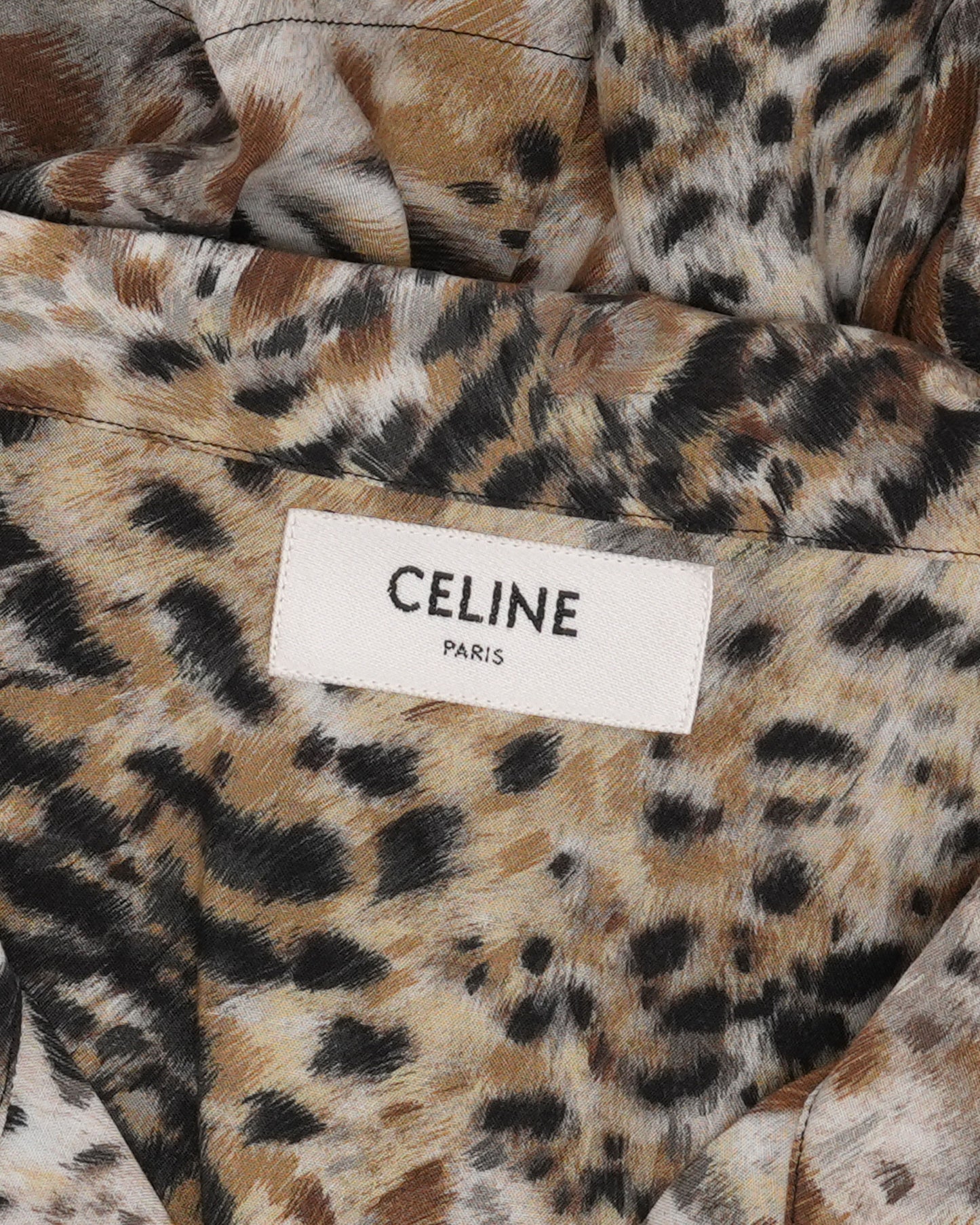 Animal Print Short Sleeve Shirt