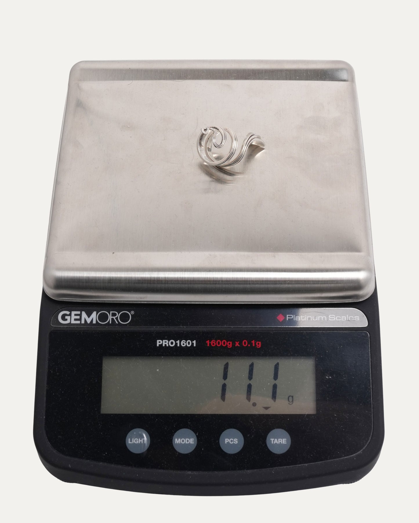 Cross Tail Snake Ring
