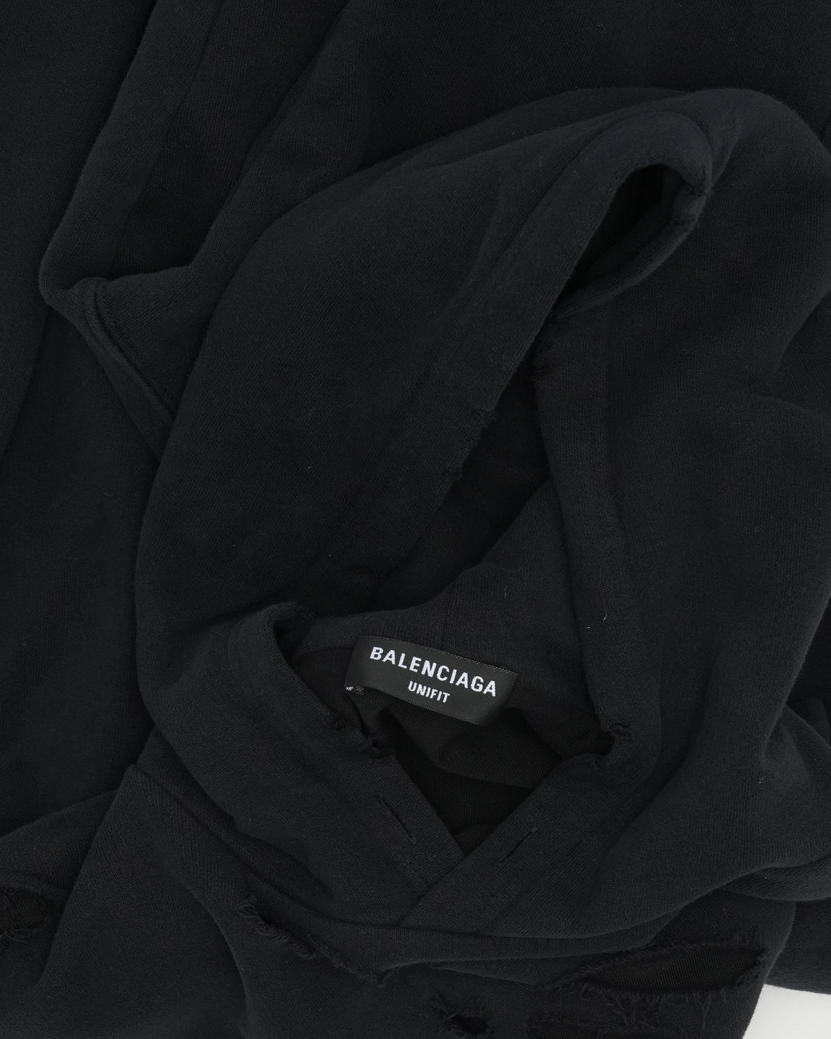 Layered Distressed Hoodie