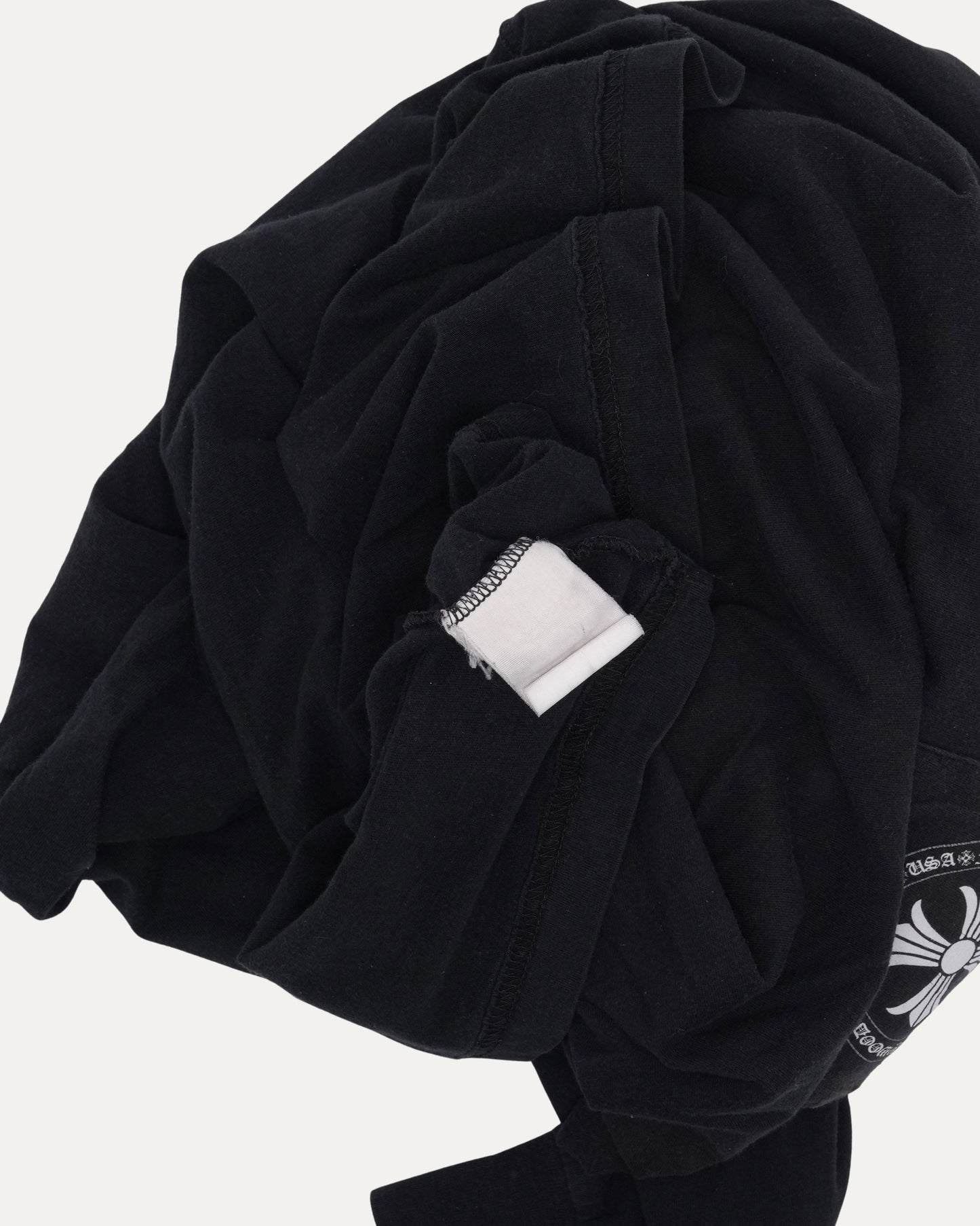 Plus Cross Long Sleeve Pocket T-Shirt