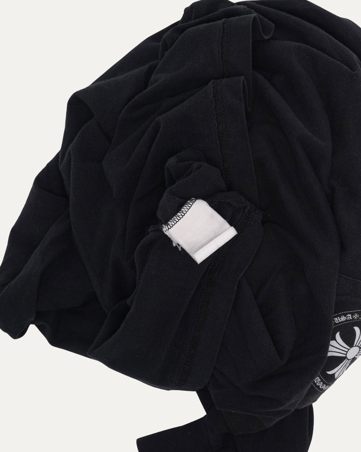Plus Cross Long Sleeve Pocket T-Shirt