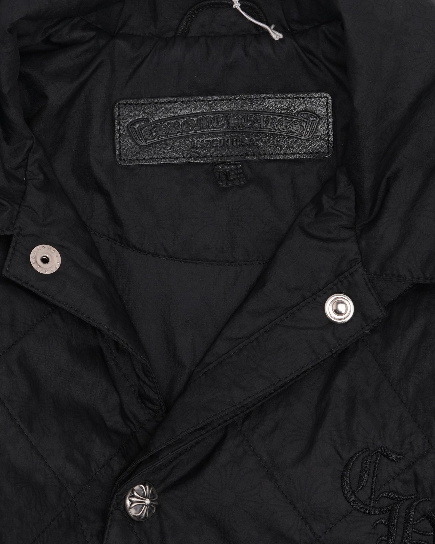 CH Embroidered Padded Shirt Jacket