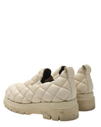 Quilted Slip On Shoes